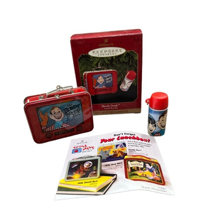 Hallmark‎ Keepsake Ornament Howdy Doody Lunch Box Set NIB